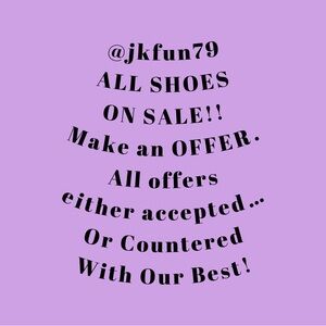 ALL SHOES ON SALE! Make an offer!SINGLE CHEROKEE BLACK SANDAL.L shoe, size 3.